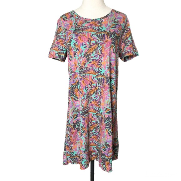 Peruvian Connection Paradiso Short Sleeve T-Shirt Mini Dress Jamaica Size Small - Picture 2 of 6